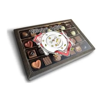 Bonboniéra Pralinky Vášnivý jedlík: 28 ks pralinek