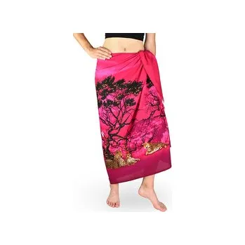 Šátek Sarong - Pareo REN, savana, růžová