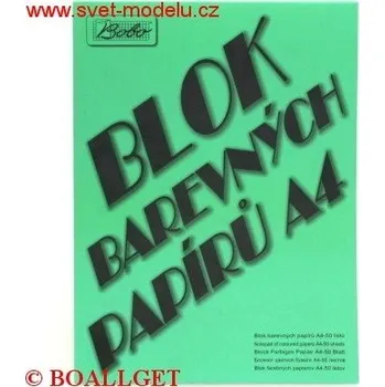 Blok Blok BOBO 50 listů v jedné barvě 314099