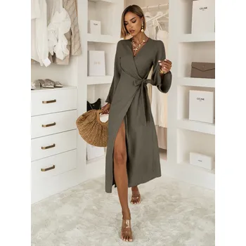 Dámské šaty CRUXA šaty hnědé ONESIZE