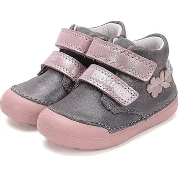 Dětská treková obuv D.D.STEP dívčí kotníková obuv S066-52737B šedá 23