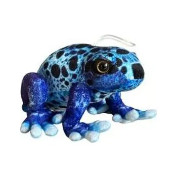 plyšák Żaba trująca niebieska 18cm