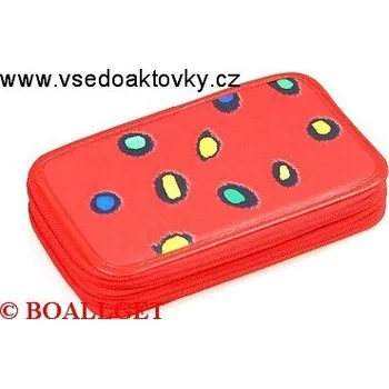 Penál PENÁL Fleky, 2.zipový, textil T-10/3 U 366402