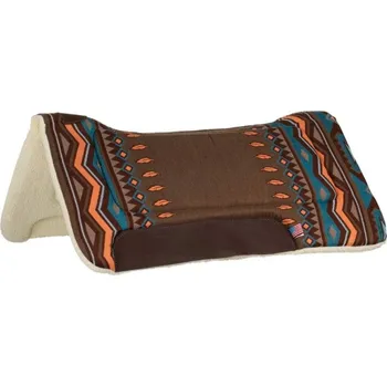 Westernová podsedlová deka POOLS brown/orange