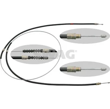 Lanko parkovací brzdy Tažné lanko, parkovací brzda SWAG 62 91 7903