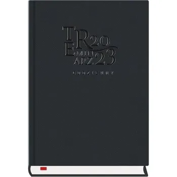 Kalendář Terminarz 2023 Codzienny Czarny