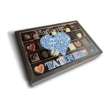 Bonboniéra Pralinky Nejlepší tatínek: 28 ks pralinek