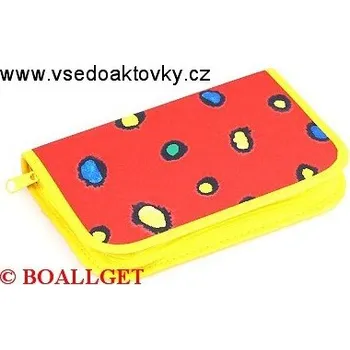 Penál PENÁL Flíčky, 1.zipový s klopou , textil T-44 U 366304