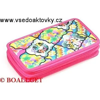 Penál PENÁL Slova, 2.zipový, textil 362306