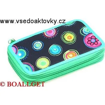 Penál PENÁL Kolečka, 2.zipový, textil T-10/3 U 366404