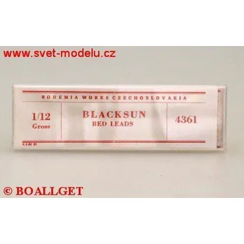 Tuhy 4361 sada 12 kusů- grafitová tuha - křída červená 7004361