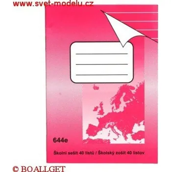 Sešit Sešit 644 eko - A6, linkovaný, 40 listů 364401
