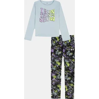 Under Armour Dívčí set UA PRINTED LS LEGGING SET UAFII67R-439 Černá 104-112