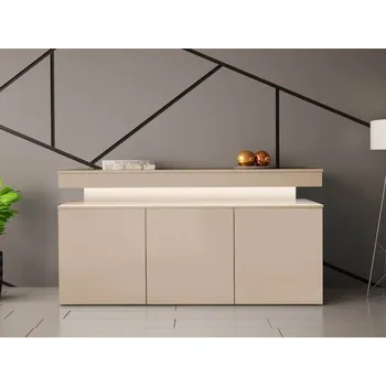 Komoda Komoda Bis 3D 160 s LED osvětlením, Barva:: pouštní písek MIRJAN 5903211434778