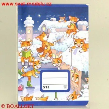 Sešit Sešit 513 bílý - A5, linkovaný, 10 listů, BÍLÝ papír, nerecyklovaný 351300