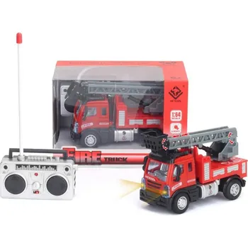 autodráha RC Auto požární na vysílačku na baterie 1:64 Světlo