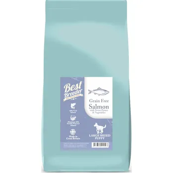 Krmivo pro psa Best Breeder Grain Free Large Breed Puppy / Junior Salmon with Sweet Potato & Vegetables Balení: 100 g + mls pro pejska