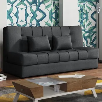 Obývací pokoj Pohovka Sonia 194 cm rozkládací + úložný prostor enjoy 24 tmavě šedá