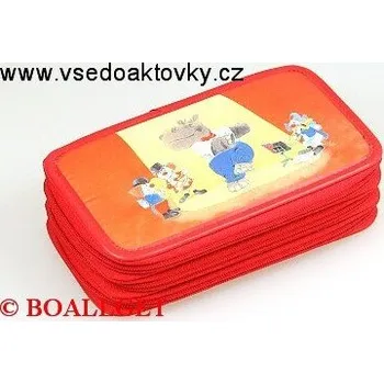 Penál PENÁL Klauni ,3.zipový, textil 361702