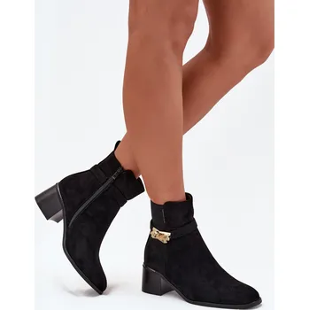 Dámská zimní obuv Boty na podpatku model 216650 Step in style 36