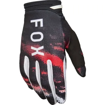 Cyklistické rukavice Rukavice - FOX 180 Kairos Gloves 2025 - White/Fluo Red L