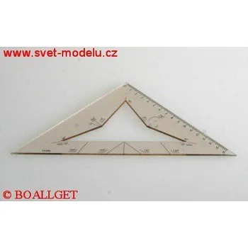 pravítka KOH-I-NOOR Trojúhelník 45/177 s vnitřními úhly 210007