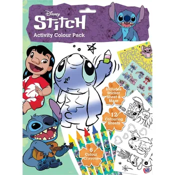 omalovánky Lilo a Stitch pracovní listy s barvami