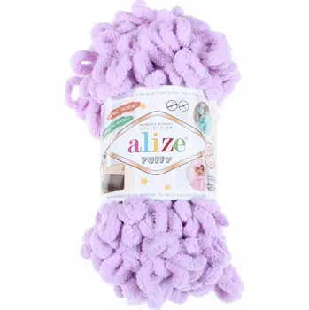 Galanterie Příze Puffy, 27, světle fialová