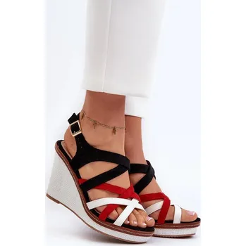 Dámské sandále Dámské stylové sandály na klínku - Step in Style, 41 i240_197174_2:41