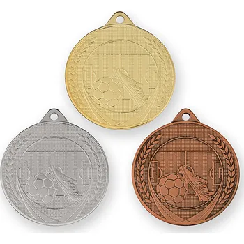 Fotbalová medaile, 50 mm, zlatá