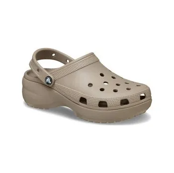 Dámská móda Nazouváky Crocs Classic Platform Clog 206750 Béžová 36_5