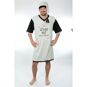 Žertovný předmět Úžasný muž - Vtipná pánská noční košile Gentleman