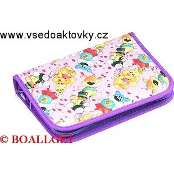 Penál PENÁL Veselá zvířátka, 1.zipový , textil 362402