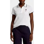 Dámské bílé polo triko Ralph Lauren - Velikost S, Barva Bílá M56339 285929704002