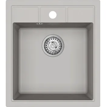 Granitový dřez Granitový dřez Helika NOVA SQN100 argent