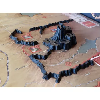 Příslušenství k deskovým hrám inserty Herman Custom 3D doplňky Válka o prsten - Hory - základní