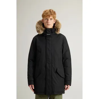 BUNDA WOOLRICH POLAR HIGH COLLAR FUR PARKA BLACK