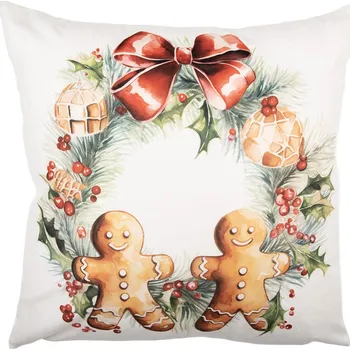 Polštář Clayre & Eef - Povlak na polštář CHRISTMAS KT021.437