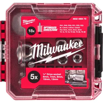 Klíč Milwaukee Sada kompaktních ráčnových klíčů 25 ks 1/4"