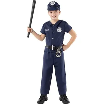 Karnevalový kostým Funiglobal - Kostým policista pro děti - 10-12 years