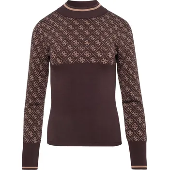 Dámský svetr Dámský Svetr GUESS LISE 4G LS SWEATER W3BR81Z37K0-F1KM – Hnědá XS