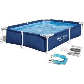 Bazén Obdélníkový rámový bazén 221x150x43 cm Bestway 56401N