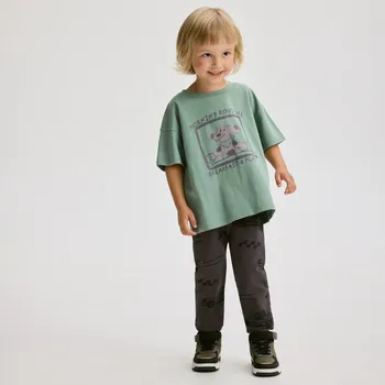 Reserved - Sada 2 legín s vysokým podílem bavlny - světle olivová - 174FI-81X - 174FI-81X-80