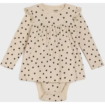 Kojenecký body Sinsay - Body se šatičkami - béžová - 7246C-08X - 7246C-08X-80