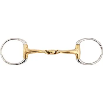 Udidlo pro koně Udidlo oliva BR Soft Contact dvakrát lomené 115mm/14mm