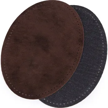 Nažehlovací záplaty semišové s perforací