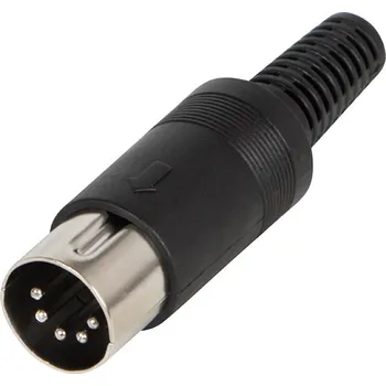 Audio kabel DIN5 konektor na kabel audio připojení