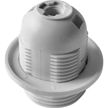 Objímka na žárovku Sada 40x E27 bílá objímka termoplastická