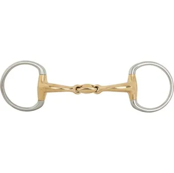 Udidlo pro koně Udidlo oliva BR Soft Contact 252052 dvakrát lomené 135mm/14mm