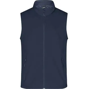 Pánská vesta James&Nicholson Pánská softshellová vesta JN1128 Navy-Navy S